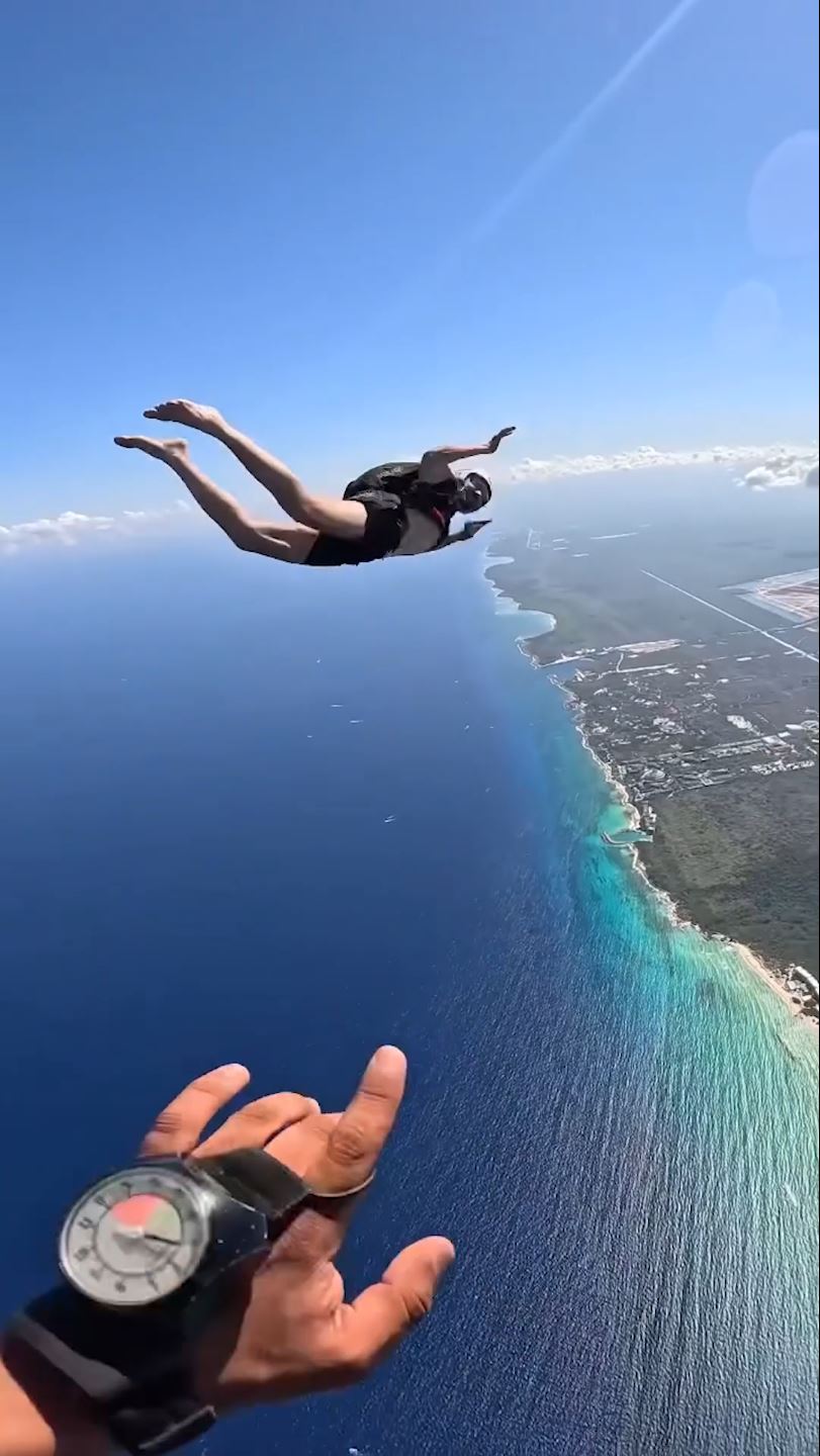 Experiencia de paracaídas